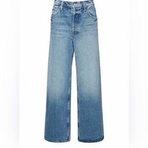 MOTHER Superior High waisted spinner skimp wide leg size 28